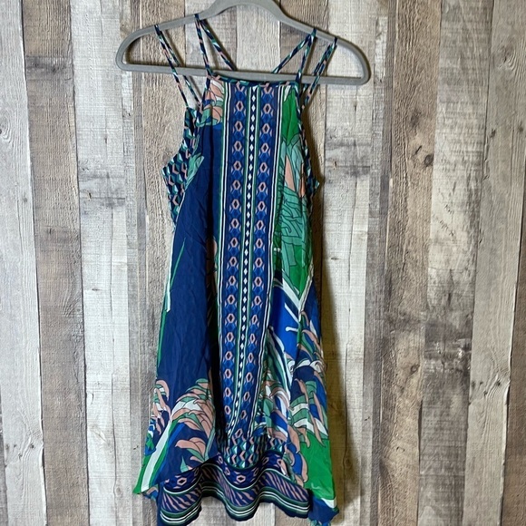 Anthropologie Maeve Laurel Silk Scarf Print Dress - Picture 2 of 9